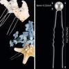 100 Pieces Pearl Hair Pins Wedding Bridal Flower Pins for Brides and Bridesmaids Hair Style Prom Party (0.3 Inch) view 2