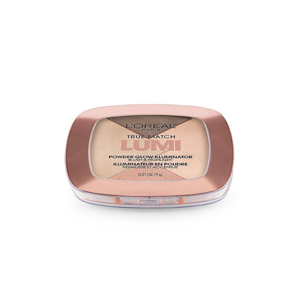 LOral Paris True Match Lumi Powder Glow Illuminator, Golden, 0.31 oz.