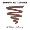 NYX PROFESSIONAL MAKEUP Suede Matte Lip Liner, Vegan Formula - Brooklyn Thorn (Deep Brown) view 4
