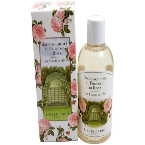 Rosa (Rose) Perfumed Bath and Shower Foam with Althea Extract by L'Erbolario Lodi by L'Erbolario Lodi