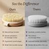 Dry Brushing Body Brush for Lymphatic Drainage & Cellulite - Natural Brustles for Wet and Dry Brushing, Body Exfoliating Brush with Massage Nodes for Soft & Smooth Skin view 4