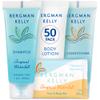BERGMAN KELLY Hotel Toiletries Bundle (Tropical Waterfall, 1 oz each, 200 Pieces) 4-Piece Set: 50 Rectangular Bar Soap, 50 Shampoo, 50 Conditioner & 50 Body Lotion - Bulk Mini Guest Amenities view 1