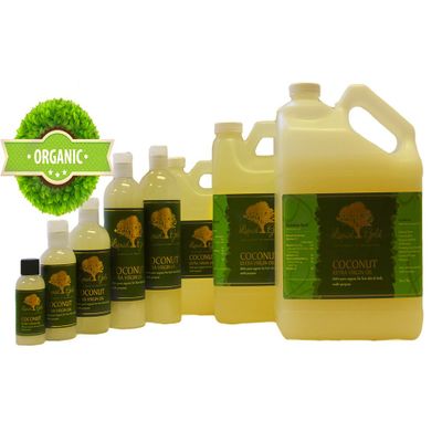 16 Oz Coconut Extra Virgin Oil 100% Pure Organic Moisturizing Oil For Face Skin Hair Growth Stretch Marks And More