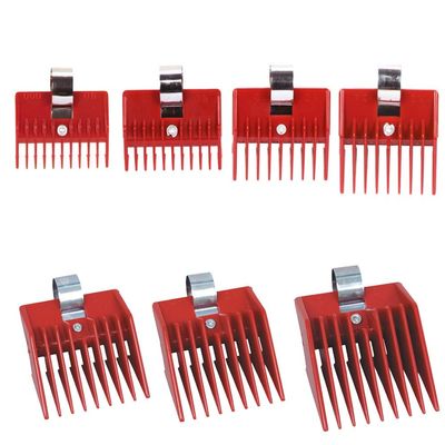 Speed O Guide Universal Clipper Comb Attachments Set of 7 (No. 000, No. 00 No. 0, No. 0a, No. 1, No. 1a, No. 2)