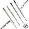 4 pcs Stainless Steel Nail Art Manicure Cuticle Spoon Pusher Remover Tool Set New Care Pedicure Salon Spa Accessories Cutter Nipper Clipper Cut & Cleaner Nippers Grooming Kit (Square) view 2