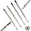 4 pcs Stainless Steel Nail Art Manicure Cuticle Spoon Pusher Remover Tool Set New Care Pedicure Salon Spa Accessories Cutter Nipper Clipper Cut & Cleaner Nippers Grooming Kit (Square) view 3