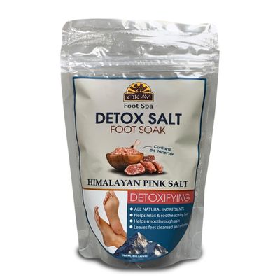 Himalayan Pink Salt Soothing Mineral Soak Leaves Feet Feeling Cleansed,Refreshed and Relaxed No Parabens,No Silicones,No Sulfates for All Skin Types Made in USA 8oz