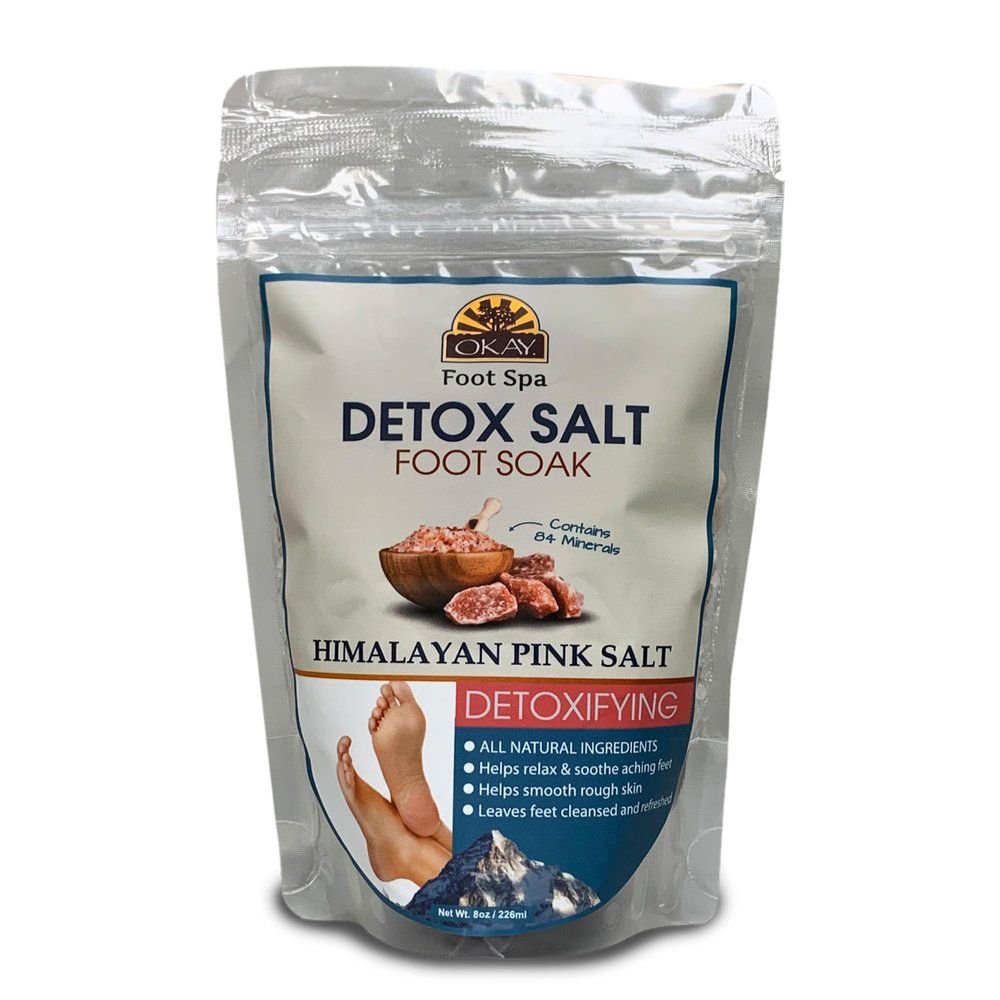 Himalayan Pink Salt Soothing Mineral Soak Leaves Feet Feeling Cleansed,Refreshed and Relaxed No Parabens,No Silicones,No Sulfates for All Skin Types Made in USA 8oz