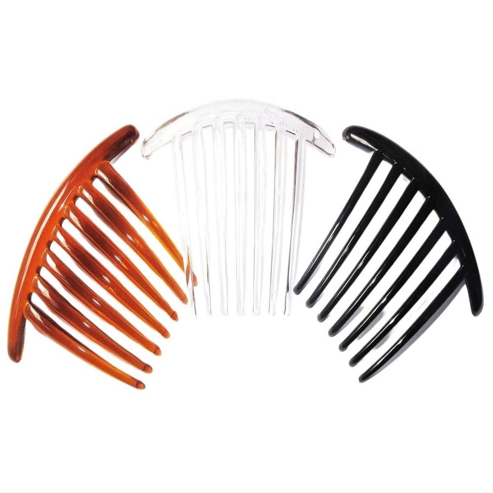 3 PCS FRENCH TWIST HAIR COMB COLER MIX 7 TOOTH IT DELUXE.
