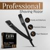 Facn Straight Razors for Men - Professional Barber Straight Edge Razor Kit with 100 Blades, Wooden Stainless Steel Barbero Shaver for a Smooth & Precise Shave, Premium Barber Razor for Men's Shaving view 2