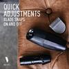 Bevel Beard Trimmer for Men - Black Edition Cordless Trimmer, 8 Hour Rechargeable Battery Life, Tool Free Adjustable Zero Gapped Blade, Barber Supplies, Mustache Trimmer view 2