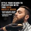 Viking Revolution Beard Comb & Beard Brush Set for Men -- Natural Boar Bristle Brush and Dual Action Pear Wood Comb w/Velvet Travel Pouch - Great for Grooming Beards and Mustaches view 3