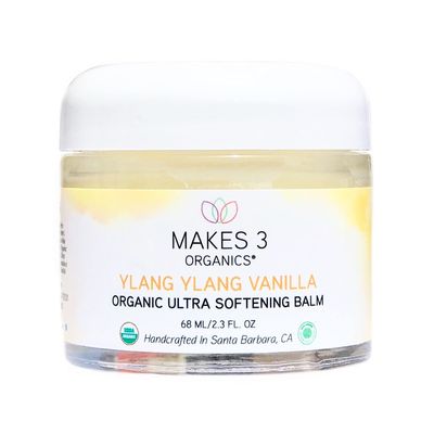 Makes 3 Organics - Ylang Ylang Vanilla Organic Ultra Softening Balm (2.3 Oz)