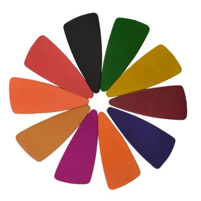 10 Pcs Large Colorful Hair Clip Hairpin Women's Hair Accessory (Pack of 10)