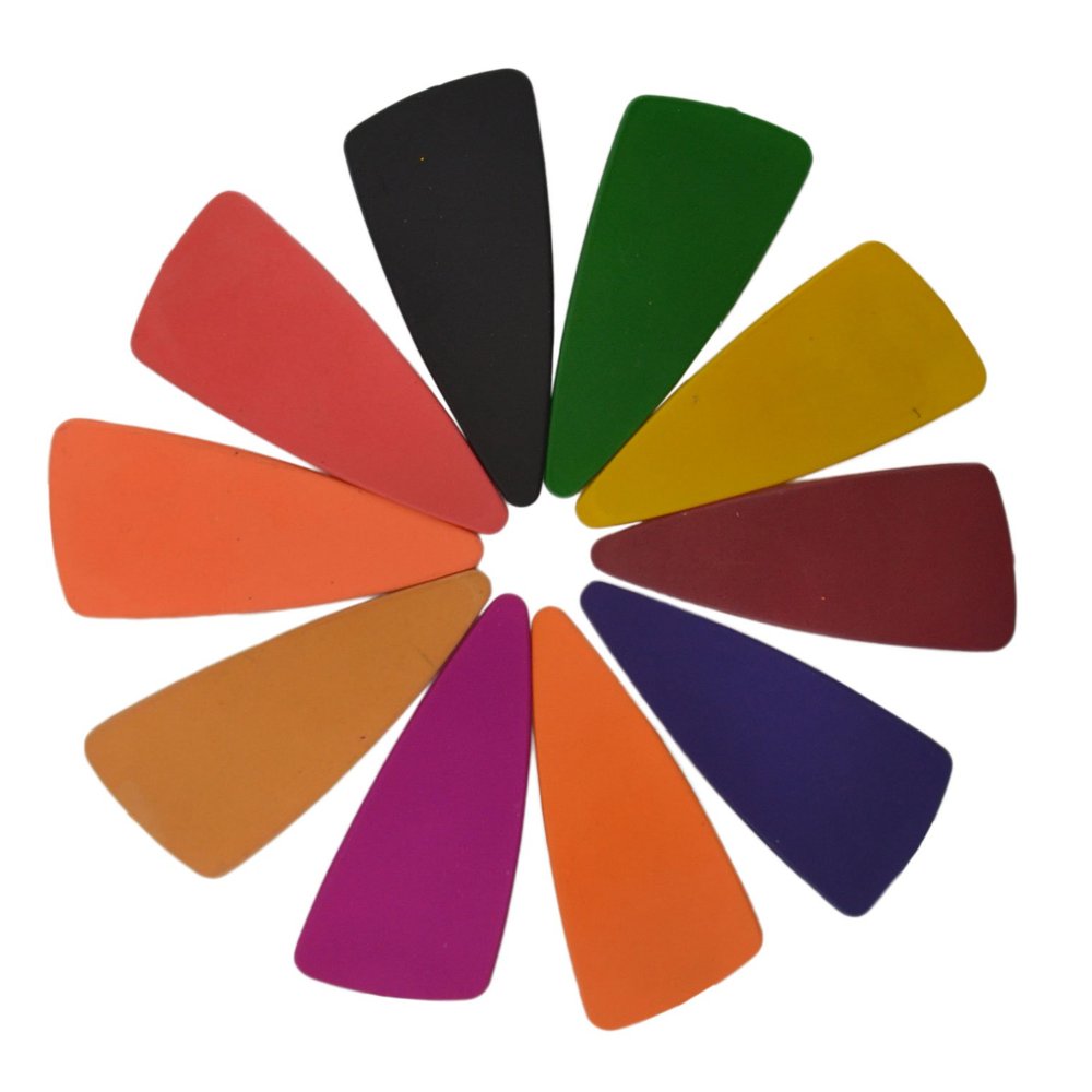 10 Pcs Large Colorful Hair Clip Hairpin Women's Hair Accessory (Pack of 10)