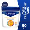 Clearasil Ultra 5 in 1 Acne Face Wash Pads, 90 Count (Pack of 2) view 2