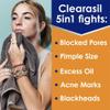 Clearasil Ultra 5 in 1 Acne Face Wash Pads, 90 Count (Pack of 2) view 4