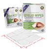 Lunovus Premium Eyelid Wipes With Tea Tree and Coconut Oil - Cleansing Wipes for People Itchy Eyes - Individually Wrapped - Box Of 30 Natural Eye Wipes view 3
