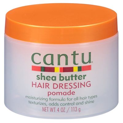 Cantu Shea Butter Hair Dressing Pomade 4 Ounce Jar (Pack of 2)