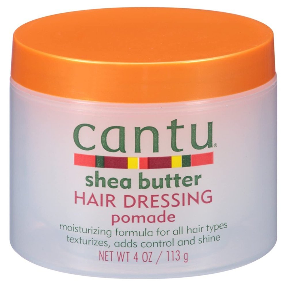 Cantu Shea Butter Hair Dressing Pomade 4 Ounce Jar (Pack of 2)