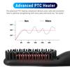 Cayzor Beard Straightener Comb for Men - Upgraded Professional Electric Mens Beard Straightening Heated Brush Portable Anti-Scald 5 Adjustable Temperatures & LCD Display with Carrying Bag view 4