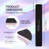 10pcs - PANA Jumbo Double-Sided Emery Nail File for Manicure, Pedicure, Natural, and Acrylic Nails - Black (Grit 60/60) view 3