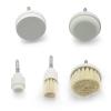 Elitzia 5-Piece Skin Care Brush Set for Electric Facial Cleansing Brush Pore Cleaning Exfoliating & Massage Attachments Wool Foam Rub Stone Facial Brush Gentle for All Skin Types view 1