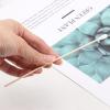 400 Count 6 Inch Long Cotton Swabs with Wooden Handles Cotton Tipped Applicator for Cleaning view 4