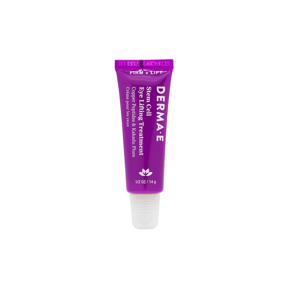 Derma E Stem Cell Lifting Eye Treatment  Multi Action Firming and Tightening Under Eye and Upper Eyelid Cream - Hydrating and Revitalizing Moisturizer, 0.5oz