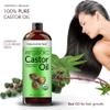 Natural Riches Organic Castor Oil - Cold Pressed, USDA Certified for Hair Growth, Thicker Eyelashes, Eyebrows - Moisturizes Dry Skin and Hair, Helps with Dandruff - Hexane-Free, 16 fl. oz. view 3