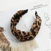 ShiQiao Spl Leopard Knotted Headbands for Women, Knot Wide Headband for Women's Hair Accessories Clips, Cross Hairband Hair Hoop for Girls view 4