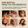 RejuveNaturals Castor Oil (16oz Glass Bottle) USDA Certified Organic, 100% Pure, Cold Pressed, Hexane Free. Boost Hair Growth for Thicker, Fuller Hair, Lashes & Eyebrows. view 3