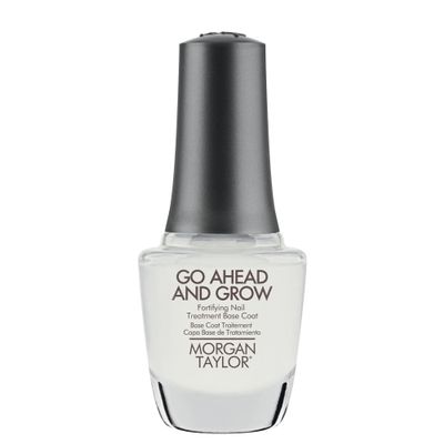 Morgan Taylor Go Ahead And Grow Fortifying Nail Treatment Base Coat, 15 mL