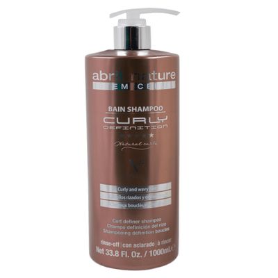 abril et nature - Gold Lifting - Professional Shampoo Ideal for Curly or Wavy Hair - Rejuvenating and Anti-Frizz Treatment with Stem Cells - Greater Shine and Curl Definition - 1000 ml