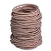 100 Pieces Hair Elastics Hair Ties Ponytail Holders Hair Bands (5 x 0.3 cm, Blonde) view 1
