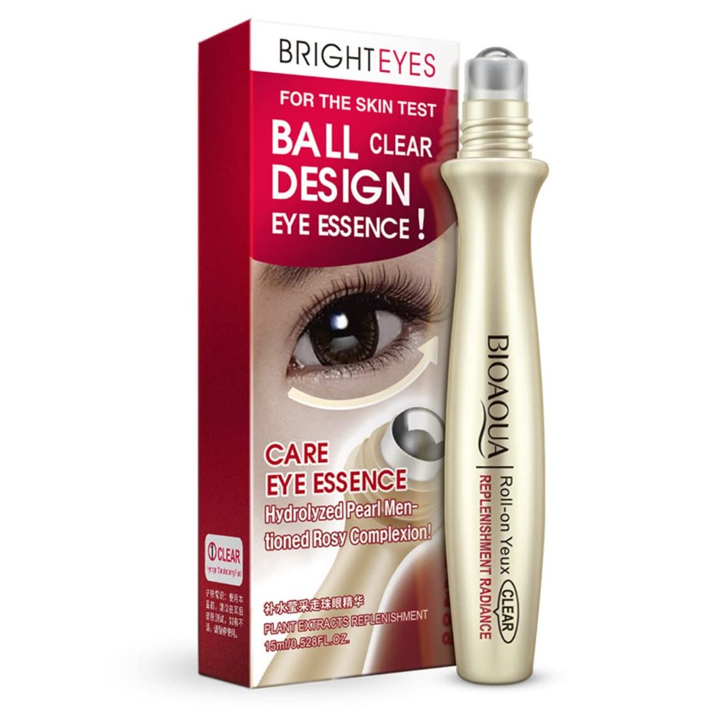 BIOAQUA Gold Essence Collagen Eye Cream Anti Dark Circle Wrinkle Repairing Ball-Pen Plant Extracts Moisturize Charm