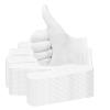 20 Pairs Cotton Gloves for Dry Hands, Paxcoo White Cotton Gloves for Eczema, Cosmetic Moisturizing and Jewelry Inspection, Medium Size view 1