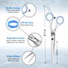 Sirabe 11 PCS Hair Cutting Thinning Scissors Set, Sapphire Professional Haircut Scissors Kit Stainless Steel Barber Texturizing Shears Tools for Salon Hairdressing Home view 2