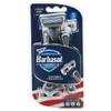 Barbasol Premium Disposable Ultra 6 Razor, 3 Count, (Pack of 2) view 1