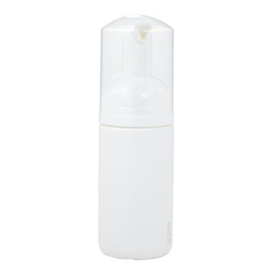 100 ml / 3.4 oz White PET Plastic Refillable Travel Foamer Pump Bottle (2 Pack)