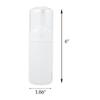 100 ml / 3.4 oz White PET Plastic Refillable Travel Foamer Pump Bottle (2 Pack) view 2