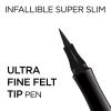 L'Oreal Paris Makeup Infallible Super Slim Long-Lasting Liquid Eyeliner, Ultra-Fine Felt Tip, Quick Drying Formula, Glides on Smoothly, Brown, 0.03 fl oz., 1 Count view 3
