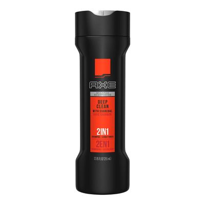 AXE 2 in 1 Shampoo and Style, Adrenaline Deep Clean, 12 Ounce