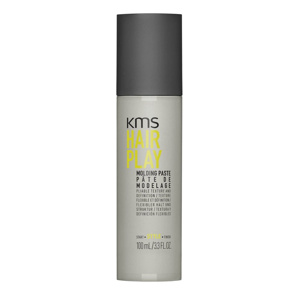 KMS HAIRPLAY Molding Paste Provides Texture, Natural Shine, Pliable Hold & Definition Unisex, 3.3 Fl oz