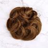 Bella Hair 100% Human Hair Scrunchie for Women Messy Bun Up-Do Hair Piece Wavy/Curly Ponytail Extensions (#4 Chocolate Brown/Dark Golden Brown) view 2