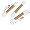 50Pcs Disposable Gold & White Cosmetic Makeup Tool Eyeshadow Applicator Double Sided Sponge Tipped Eyeshadow Brush view 2