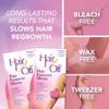 Hair Off Hair Remover Mitten - All-Natural, Painless & Chemical Free - Full Body Hair Removal - Slows & Lessens Regrowth - Exfoliates Skin (3 Mittens Per Box) view 4