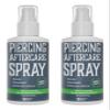 Essential Values 2 Pack Piercing Aftercare Spray (8 OZ Per Bottle) - Gentle on Contact - Made in USA view 1