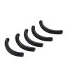 5PCS Silicone Replacement Cushion Eyelash Curler Rubber Refills Pad Makeup Tool for Most Eyelash Curler (Black(5PCS)) view 1
