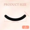 5PCS Silicone Replacement Cushion Eyelash Curler Rubber Refills Pad Makeup Tool for Most Eyelash Curler (Black(5PCS)) view 2